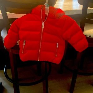 Red bubble Givenchy coat size 12 months